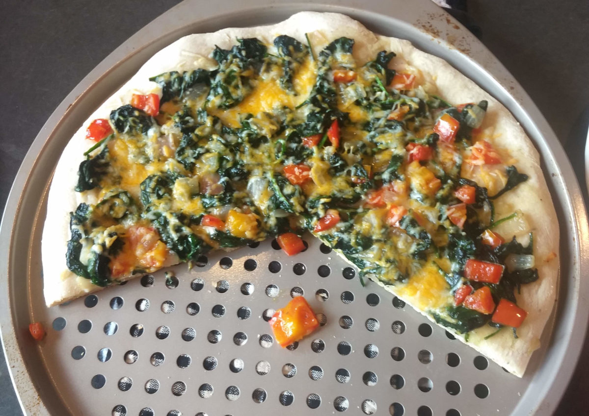 Spinach Pizza